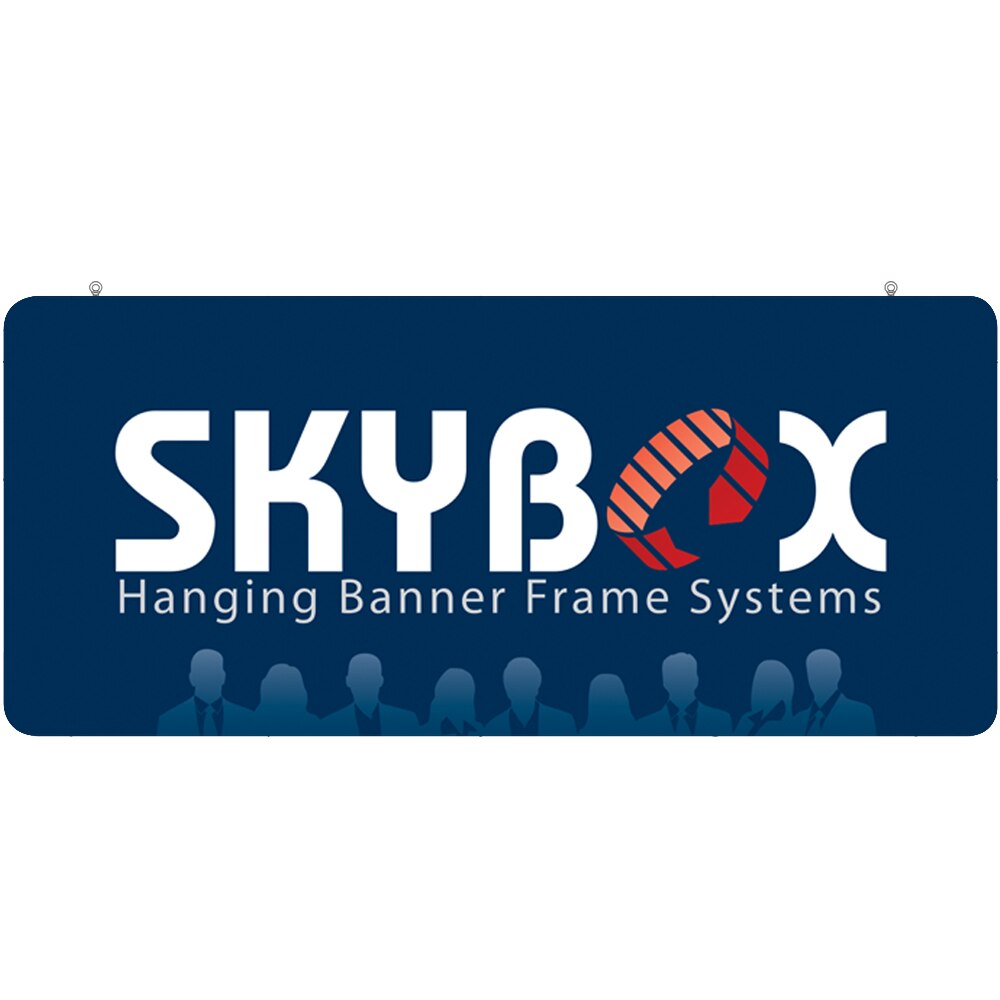 15ft Skybox Hanging Banner Flat Panel — 60 in Graphic Package